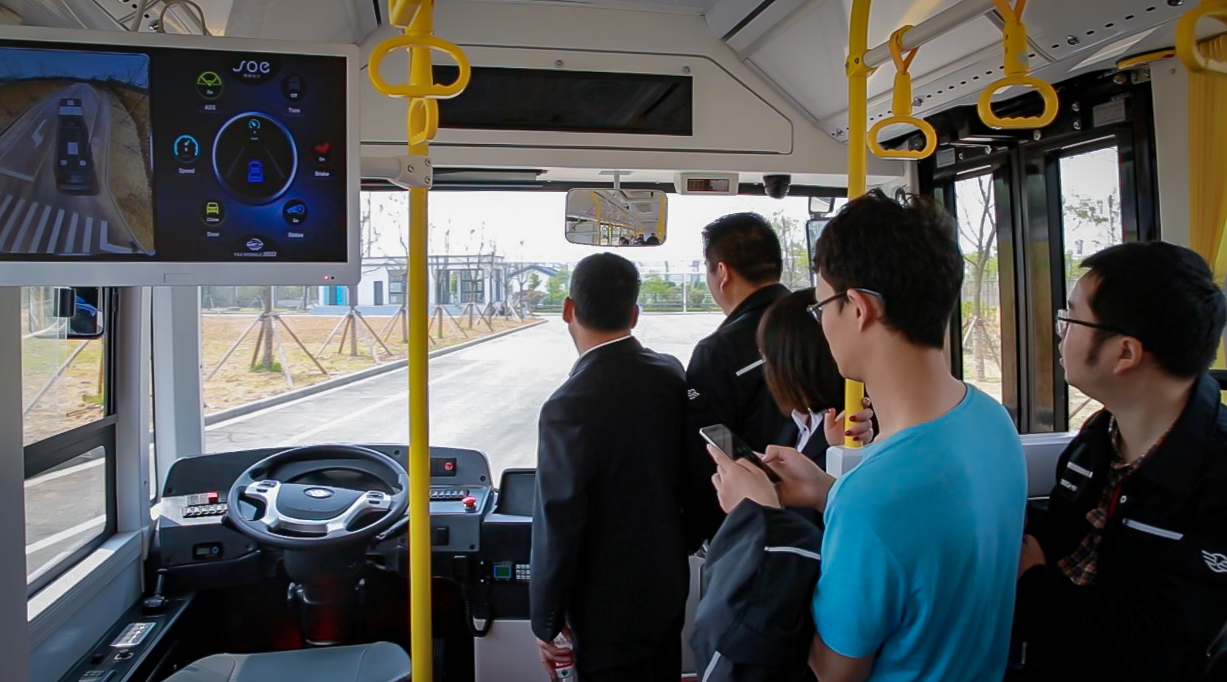 Self-Driving EV Bus