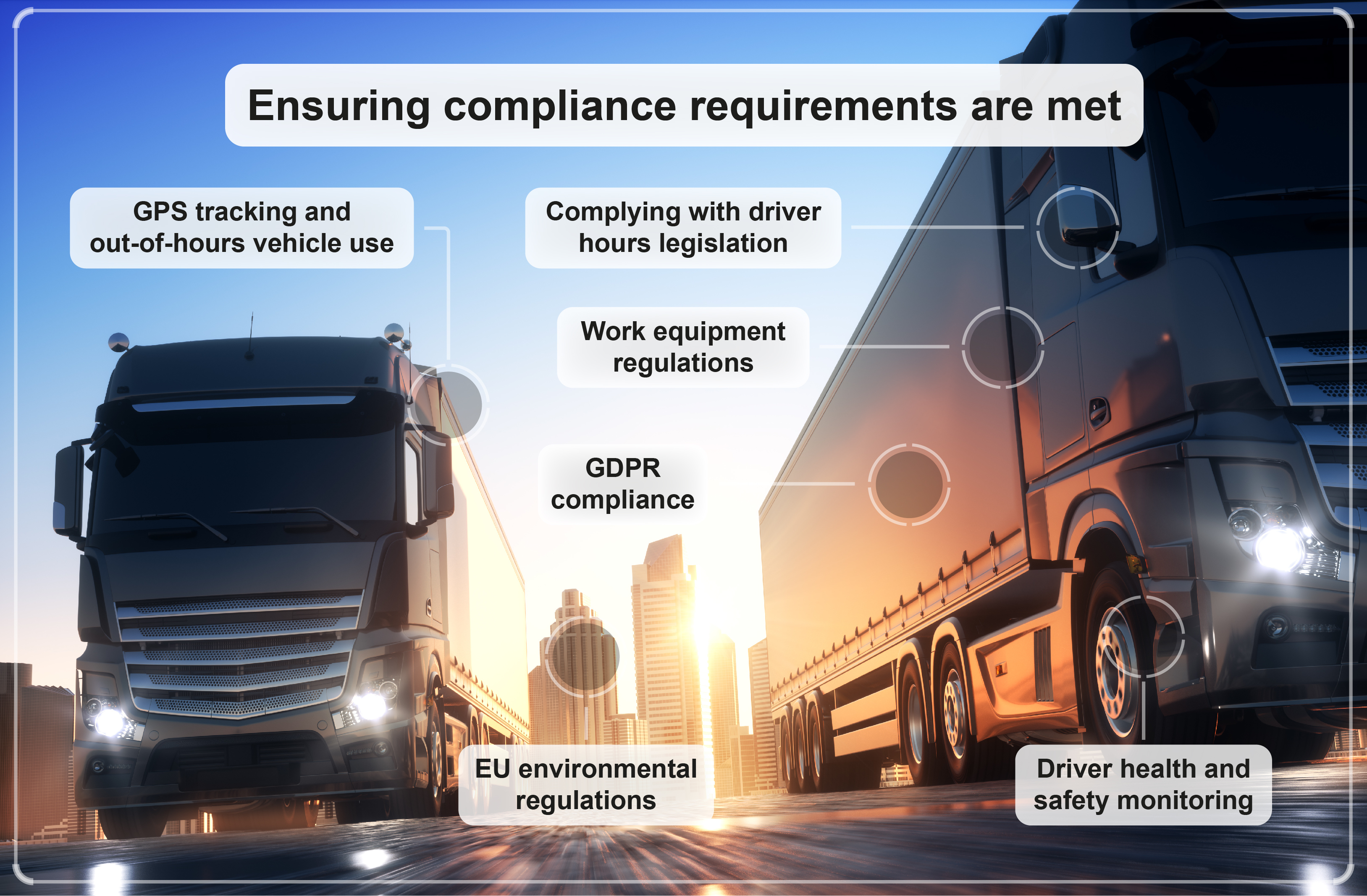 Compliance in vehicle logistics