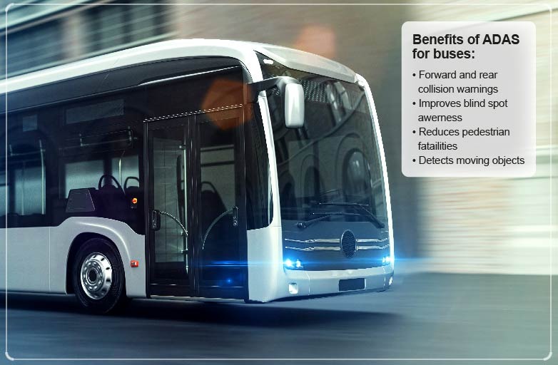 Benefits of ADAS for buses