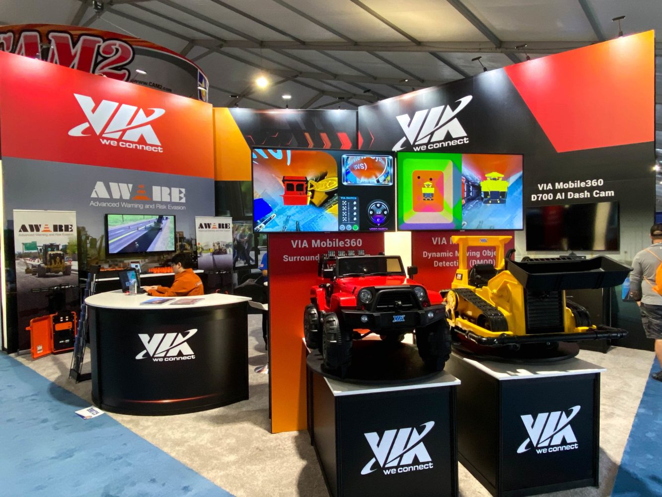 VIA Booth at Conexpo-Con/Agg