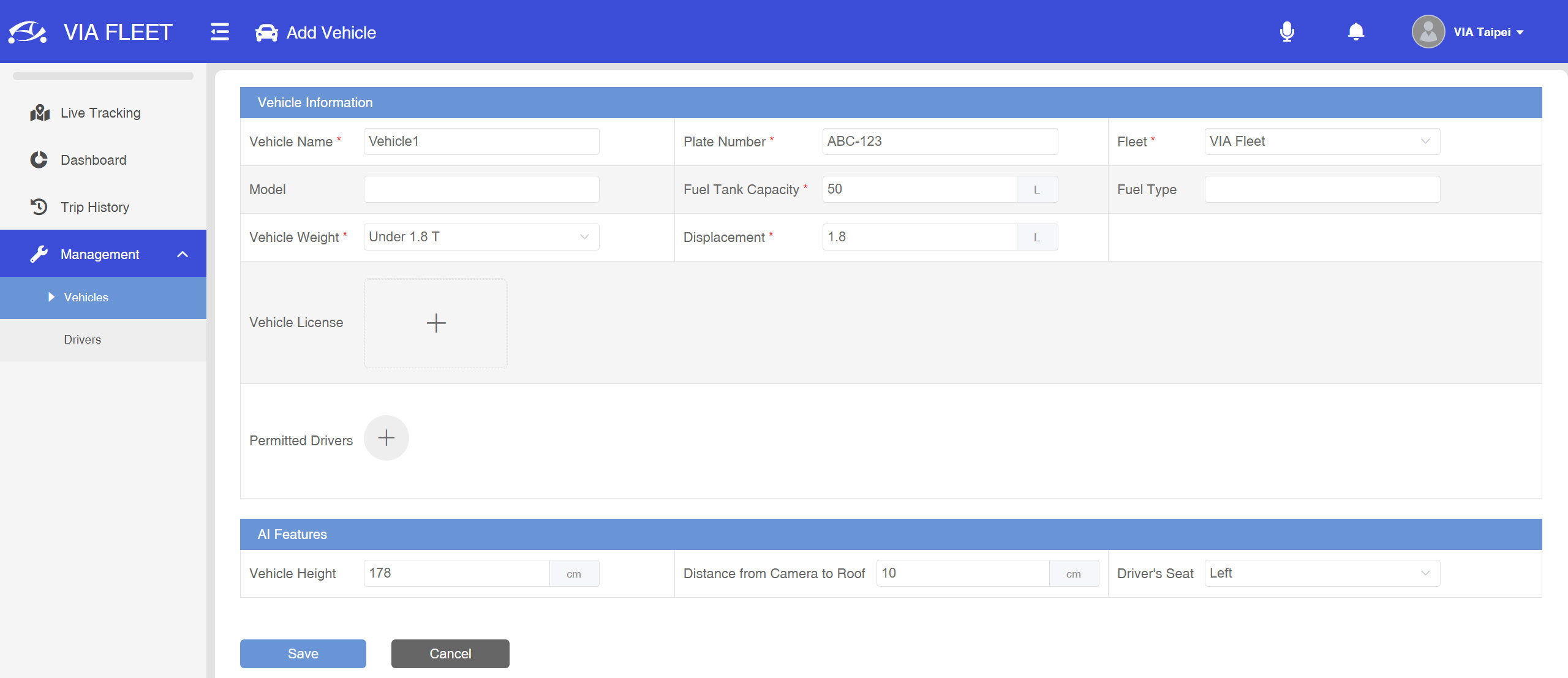 Cloud management portal