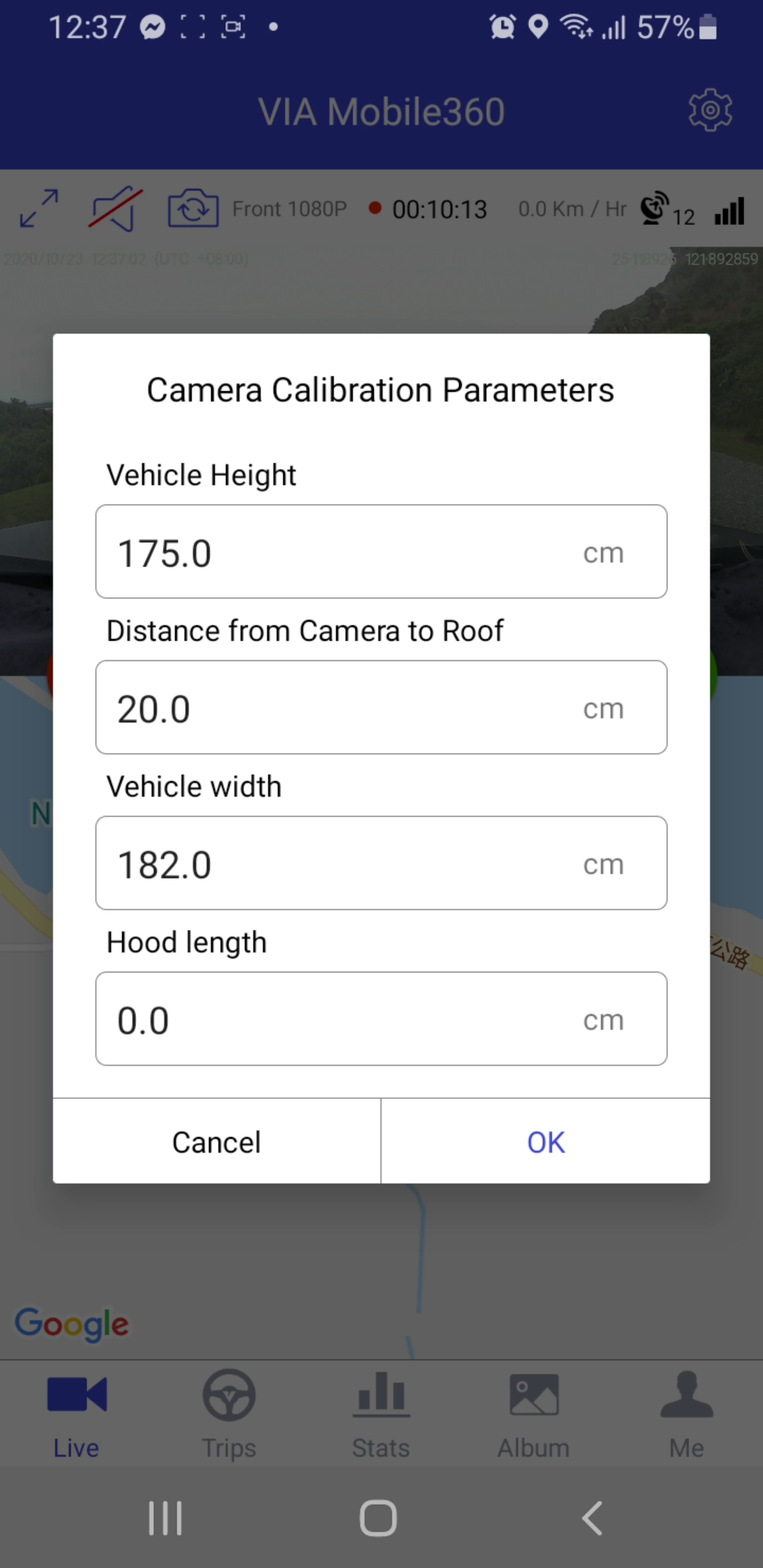 Dash Cam ADAS Calibration