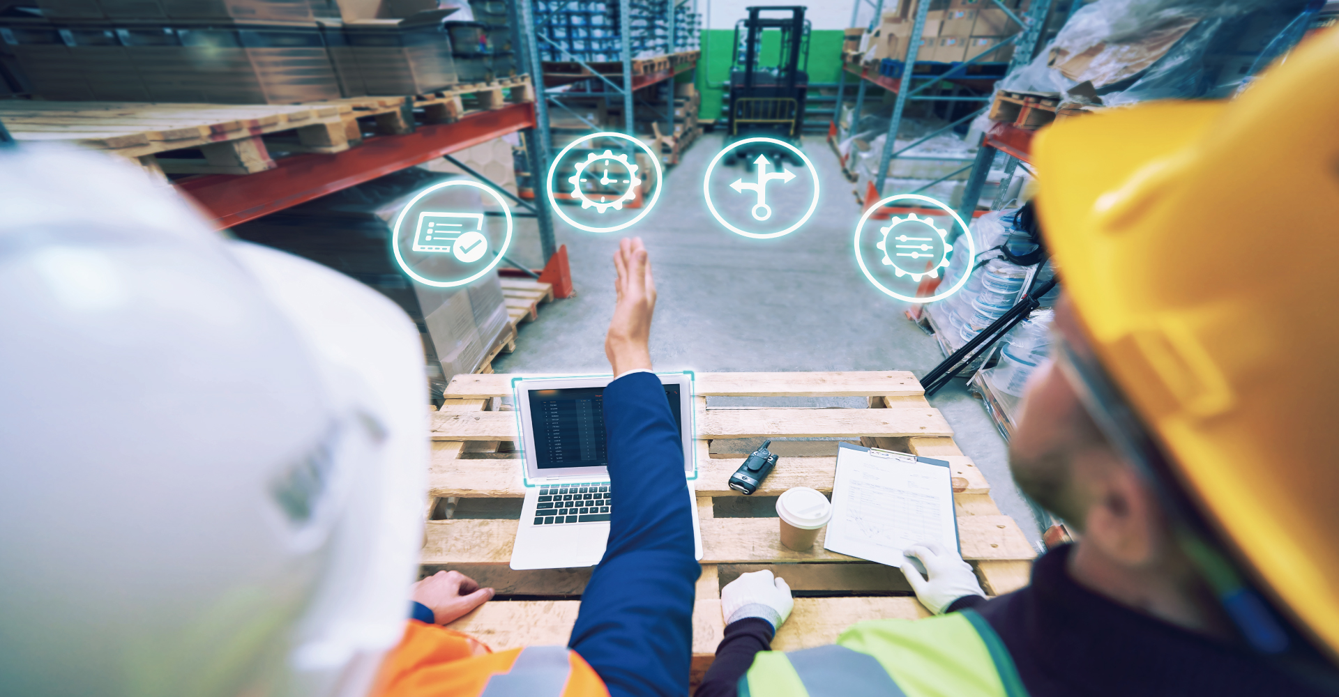 cloud-connected forklift