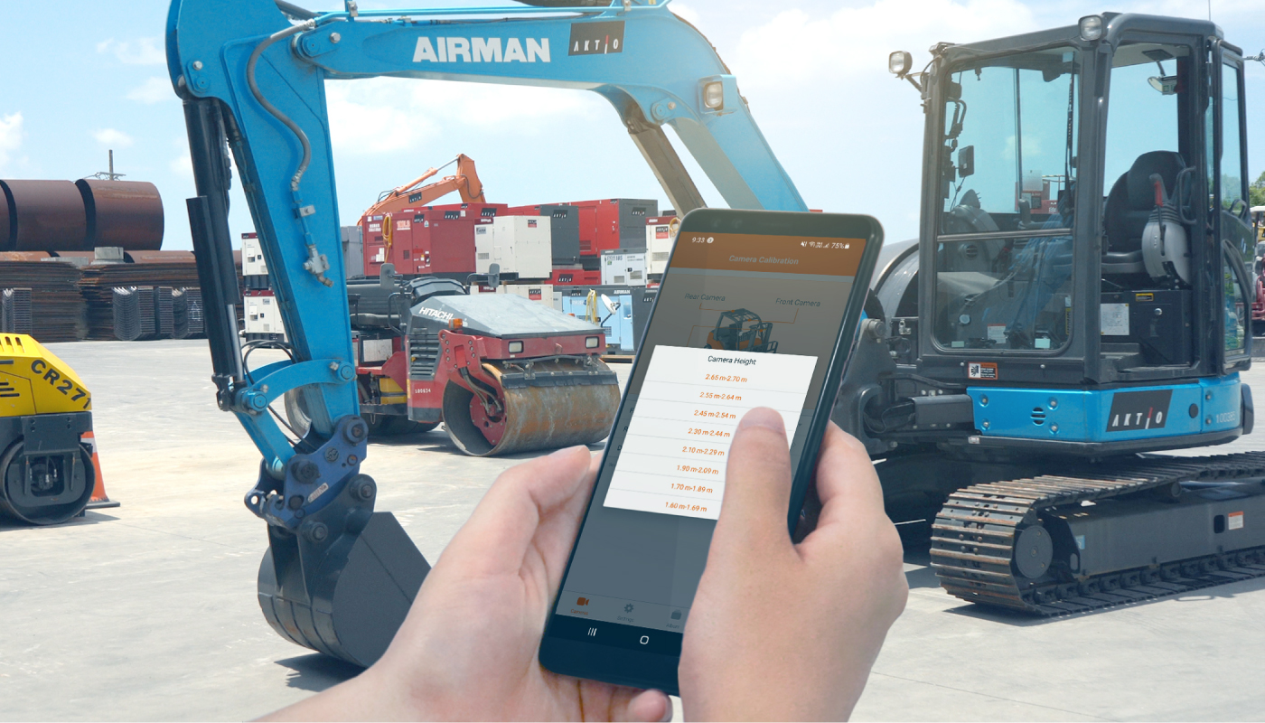 VIA Mobile360 Construction Equipment Safety System installation