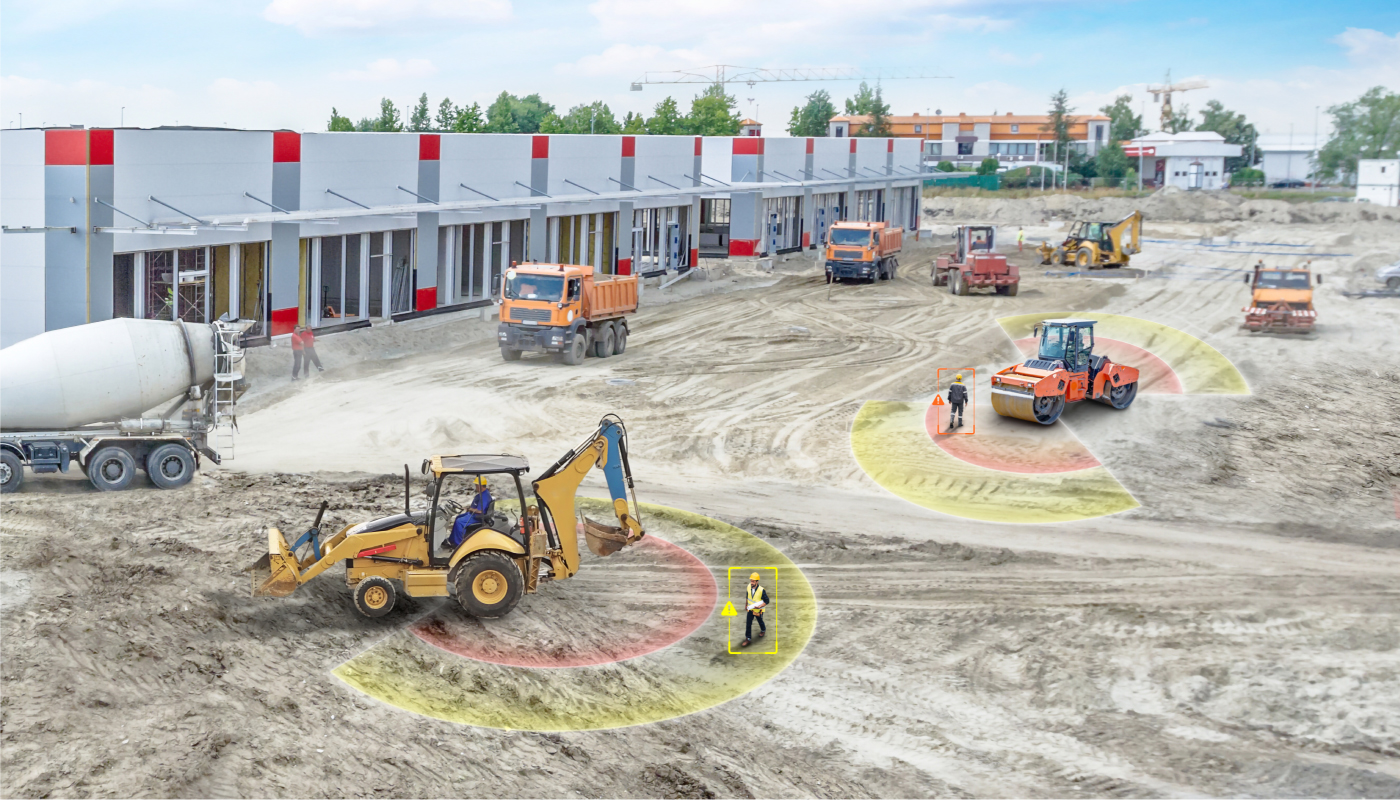 VIA Mobile360 Construction Equipment Safety System people detection