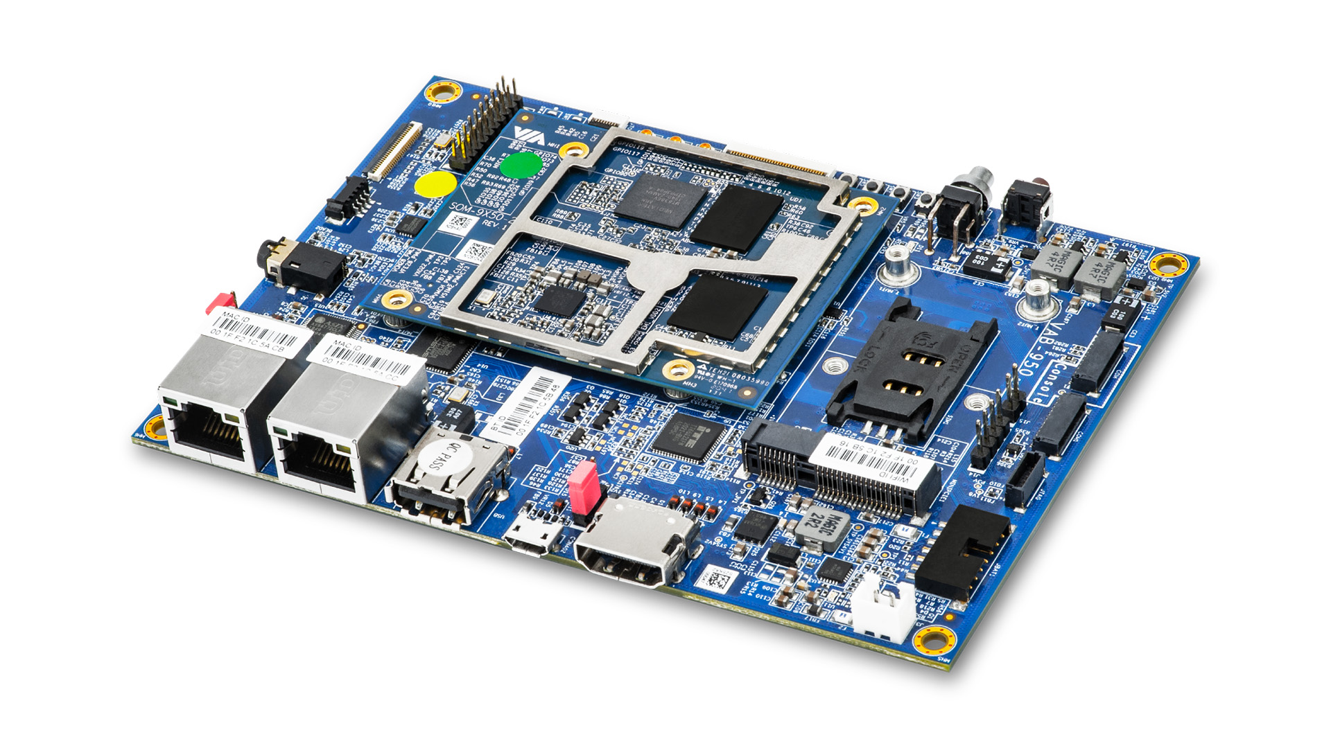 VIA Intelligent Edge Solutions: VIA SOM-9X50 module