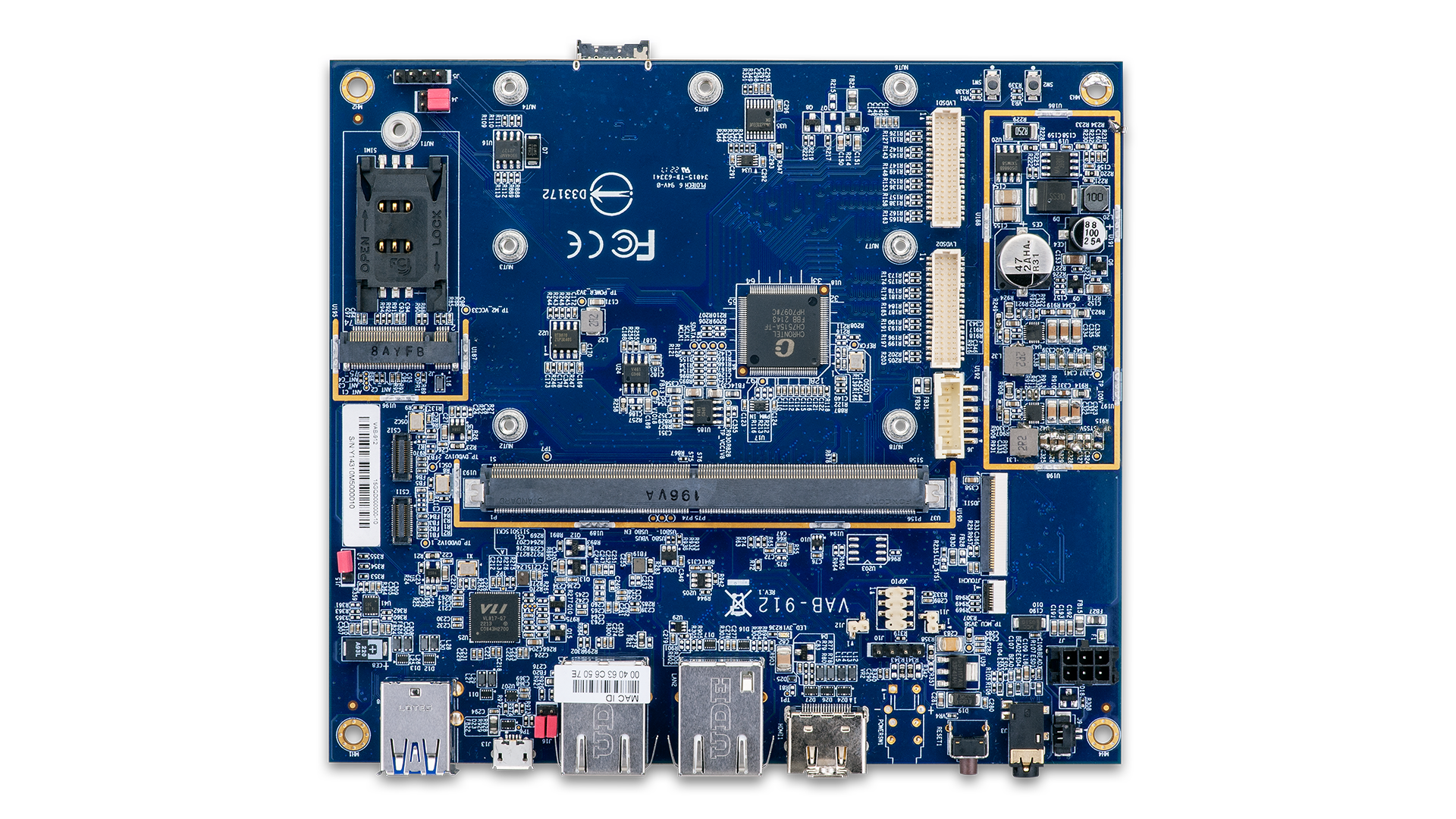 VIA VAB-912 carrier board