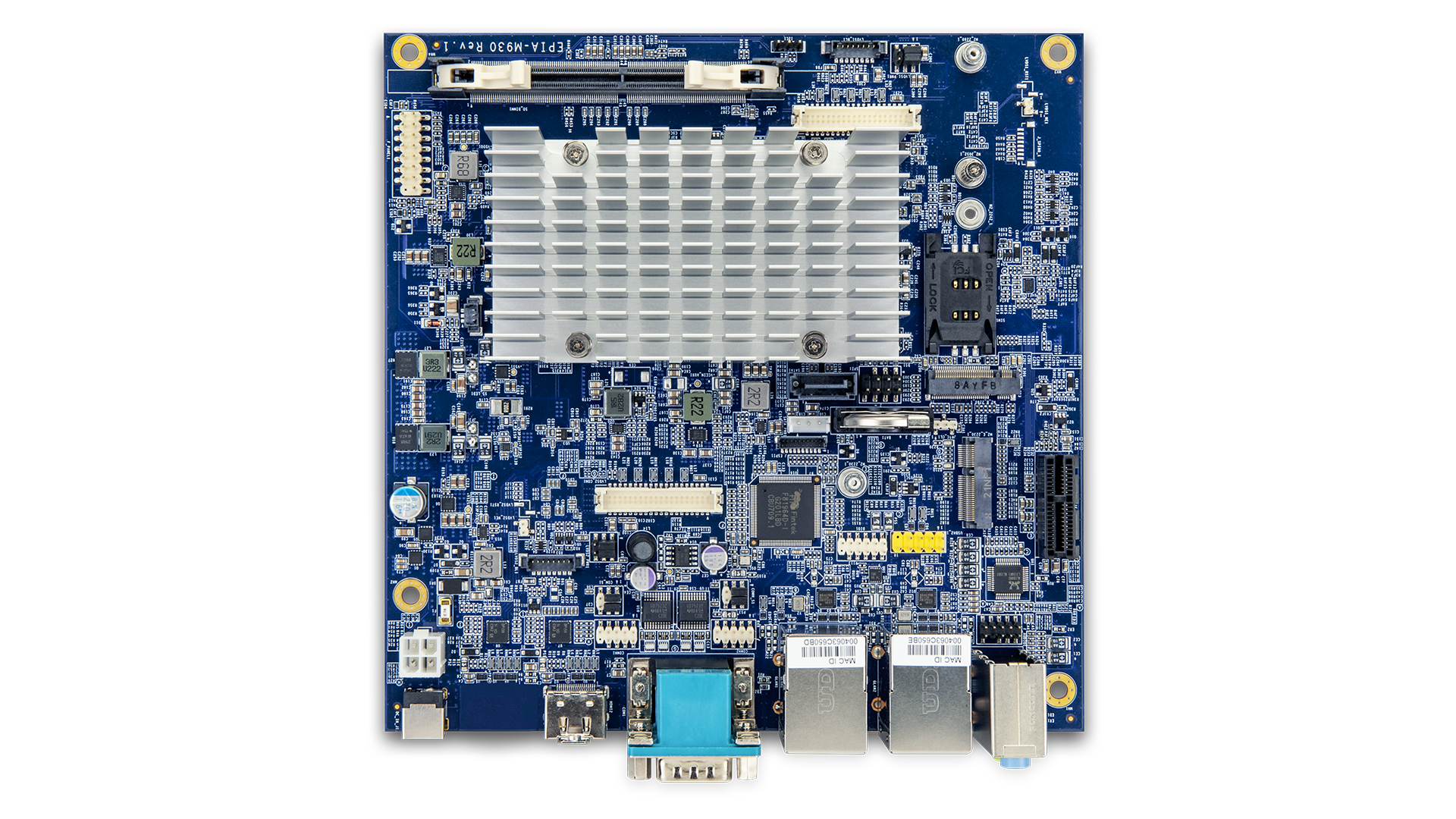 VIA EPIA-M930 Mini-ITX Board Top View