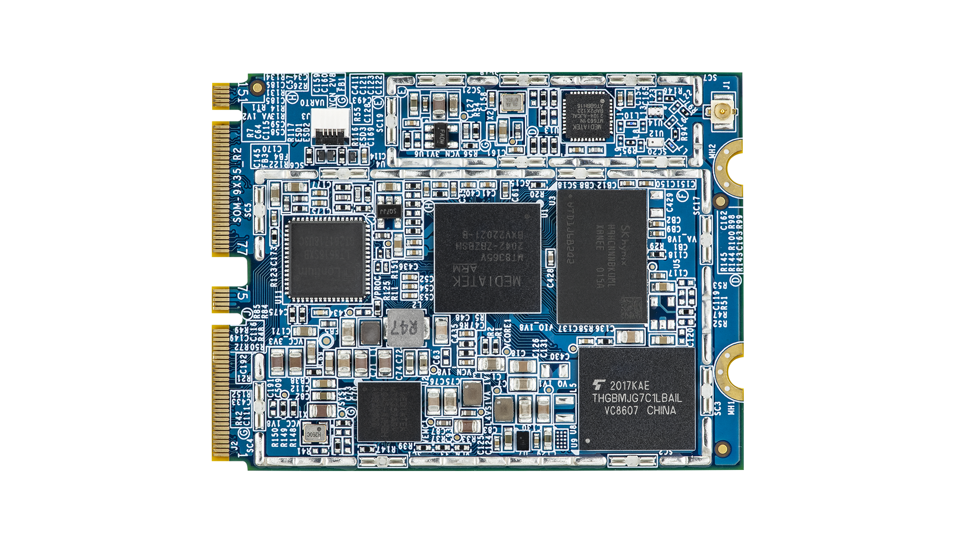 VIA SOM-3000 Module featuring MediaTek Genio 350 SoC