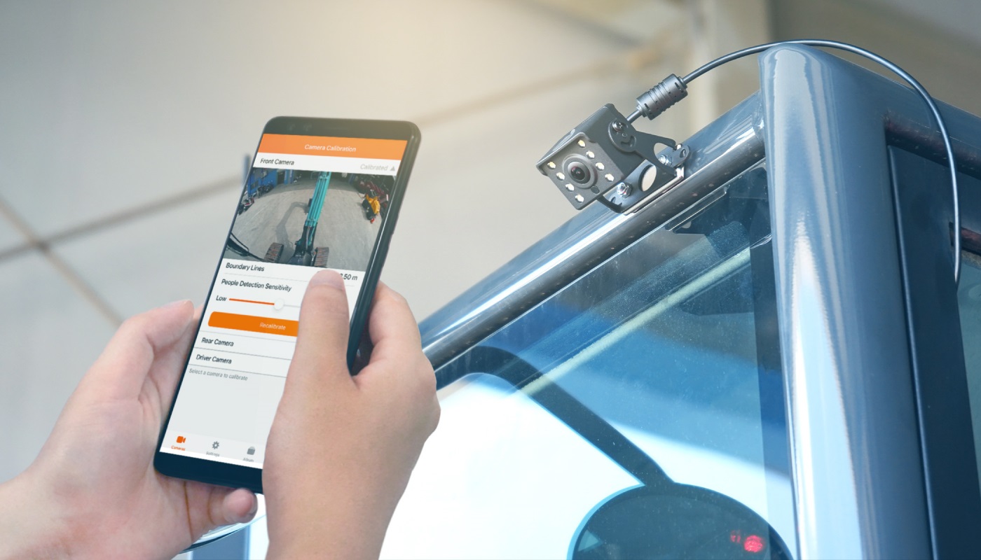 VIA Mobile360 Construction Equipment Safety System WorkX smartphone app