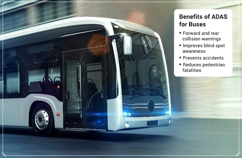Benefits of ADAS for buses