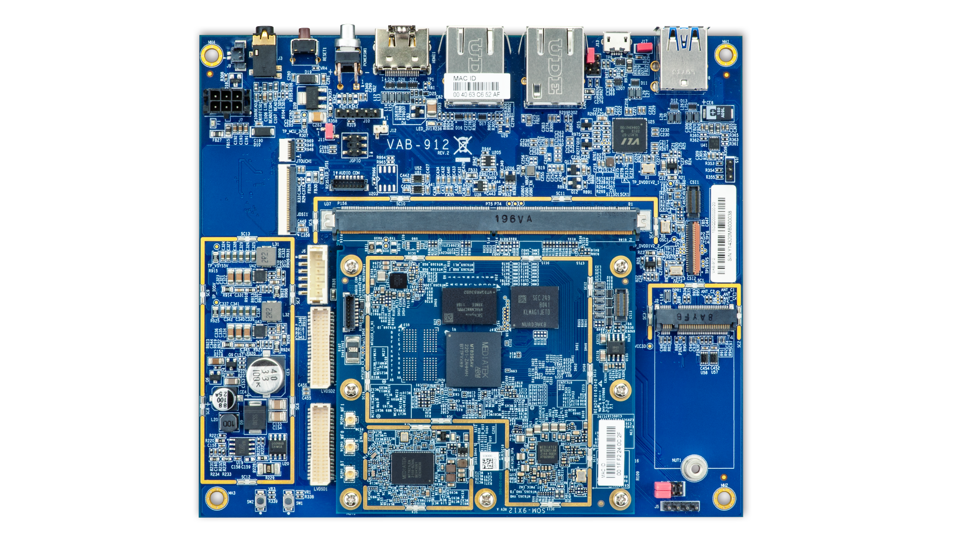 VIA SOMDB7 carrier board