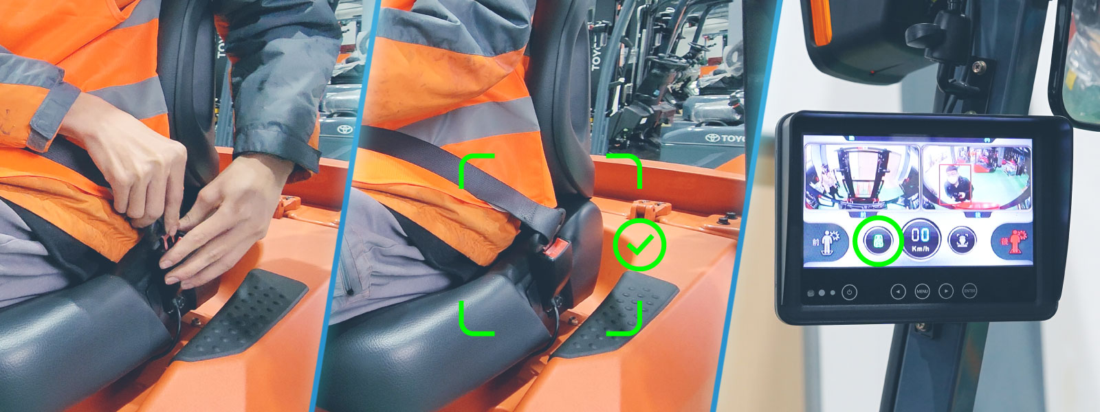 Forklift Seatbelt Sensor
