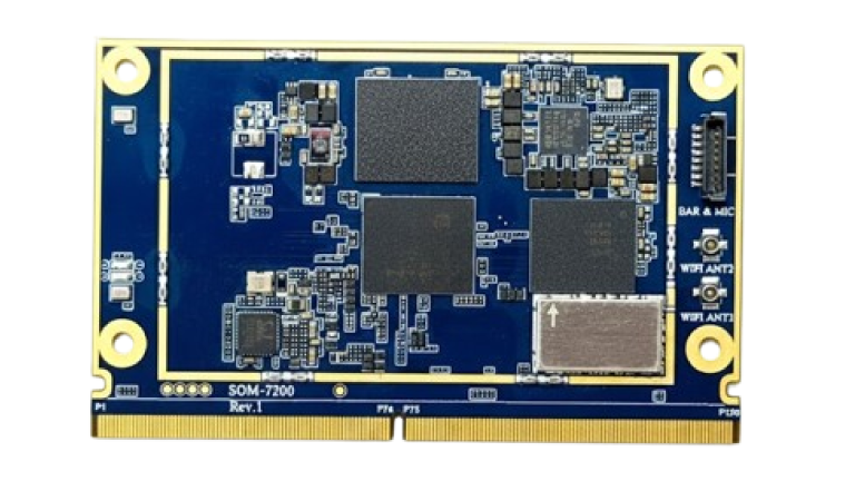 VIA SOM-7200 Module featuring MediaTek Genio 720 SOC